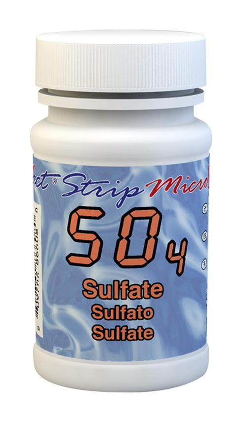 Industrial Test Systems eXact 486608 Micro Sulfate Strips, 0-150 ppm Detection Range (Bottle of 50)...