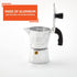 IMUSA USA B120-41V Aluminum Espresso Stovetop Coffeemaker 1-cup, Silver...