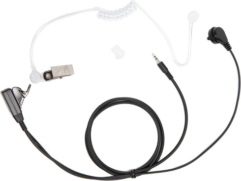 Walkie Talkie Headset for Cobra 1 Pin Acoustic Tube Earpiece with Mic Headsets with PTT Compatible with Cobra Talkabout CXT195 CX112 ACXT1035r ACX...
