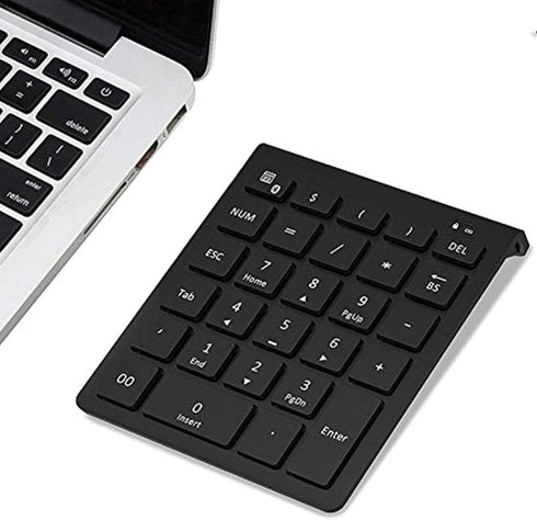 Bluetooth Number Pad for Laptop, Wireless Numeric keypad, 28 Keys Numpad Number Keypad Bluetooth 10 Keys Number Pad for Laptop, MacBook Air/Pro, i...