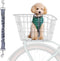 Dog Seat Belt for Bike Basket, Retractable Bicycle Dog Seatbelt, Elastic Pet Safety Leash Harness for Cat, Dog Leash Extension Attachment Shock Ab...