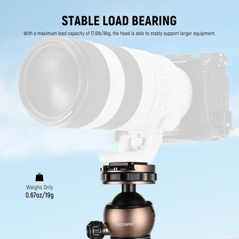 NEEWER Quick Release Plate 38mm Square Arca Type QR Camera Mount Plate Compatible with Peak Design Capture V3 Camera Clip, Tripod Head to Shoulder...