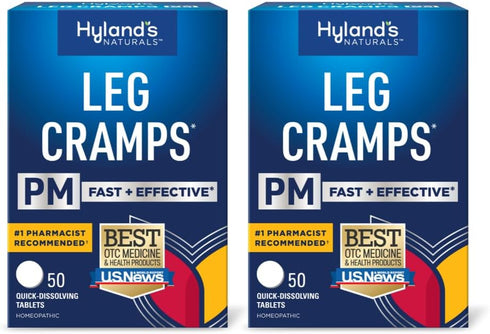 Hyland''s Leg Cramps PM Nighttime Cramp Relief Tablets, 50 Count (Pack of 2)...