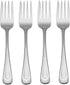Oneida Satin Sand Dune Everyday Flatware Salad Forks, Set of 4...