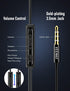 M3 Wired Earbuds Headphones, Stereo Earphones with Microphone and Extra Bass, Volume Control, Tangle-Free Reinforced Cable, in-Ear Headset for Pho...