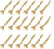 Small Nails (1x10mm) 200pcs, Carbon Steel Tiny Hardware Nails - for Household Woodworking, Gold Tone...