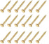 Small Nails (1x10mm) 200pcs, Carbon Steel Tiny Hardware Nails - for Household Woodworking, Gold Tone...
