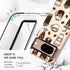 MOSNOVO Compatible with Google Pixel 8 5G Case, Coffee Clear Design Transparent Plastic Hard Back Case with TPU Bumper Protective Case Cover for P...