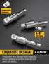 Tool Gift for Man, 3-Piece Power Drill Sockets Adapter Sets, 360°Rotatable Hex Shank Impact Driver Socket Adapter, Socket to Drill Adapter 1/4" 3/...