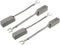 uxcell 4Pcs Carbon Brushes,32mmx12.5mmx10mm Graphite for Electric Motor,Power Tool,Replacement Parts...