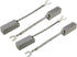 uxcell 4Pcs Carbon Brushes,32mmx12.5mmx10mm Graphite for Electric Motor,Power Tool,Replacement Parts...