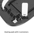 X AUTOHAUX Mirror Glass Heated with Backing Plate Driver Side Left Side Rear View Mirror Glass for VOLVO S60 S80 V70 2001-2006...