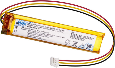 K800 Battery for Logi K800 MX Keys YR0073, 802085P 802085 533-000177 533-000221 533-000141,wireless Keyboard Mouse replacement battery,1500mAh...