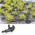 Lxcom Lighting 100 Pack 1 GPH Flag Drip Emitter Drip Emitters 4L/H Emitter Sprinkler Drippers System Parts Connect 4mm/7mm Hose for Lawn Vegetable...