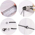 33 Feet Black Stainless Steel Flat Cable Chains Link Spool Bulk with 20 Lobster Clasps and 50 Jump Rings for Pendant Necklace Jewelry DIY Making...