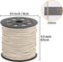 Tenn Well 2.6mm Suede Cord, 100 Yards Flat Faux Leather Cord String for Necklaces, Bracelets, Jewelry Making, Beading and DIY Crafts (Ivory)...