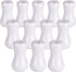 Boao 12 Pieces White Blind Pull Cord Knobs 1.26" x 0.75" Wood Tassels Window Blinds Wooden Cord Tassels Hanging Ball Pulls for Curtain Craft...