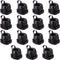 Fielect Round Cable Wire Strain Relief Bush Grommet Round Strain Relief Bushing Electric Cable Protection Cord Buckle 6N-4 15 Pcs...