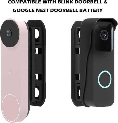 Blink Doorbell Mount Adjustable Angle Mount Kit, Wide Viewing Range Left/Right Adjustable Blink Corner Mount Bracket Holder, Compatibel with Blink...