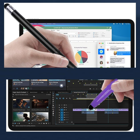 Stylus Pen for Touch Screen(5pcs),High Precision Nib Writing and Drawing Stylus Capacitance Pen,10 Replaceable Tips Touch Pens for iPad iPhone Tab...