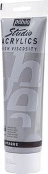 Pebeo Studio Acrylics High Viscosity, Fine Acrylic, 250 ml - Neutral Grey...