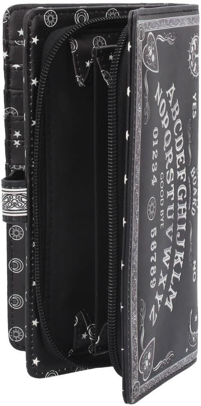 Nemesis Now Ouija Spirit Board Embossed Wallet, Gothic Purse, Occult Accessory, Black, 18.5cm...