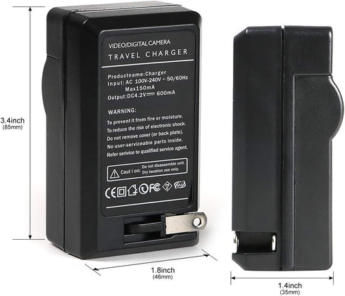 NB-13L nb 13l Battery Charger for Canon PowerShot G1 X Mark III, G7 X, G7 X Mark II, G9 X, SX720 HS, SX730 HS, SX740 HS and More...