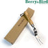 Berry&Bird Hand Weeder Tool, Stainless Steel Gardening Weed Puller, 12.1" Manual Weeding Removal Cutter Tool with Ash Wood Handle for Planting, We...