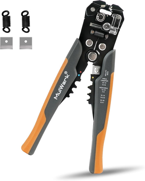 3-In-1 Multi Self Adjusting Wire Stripper/Cutter/Crimper - 8-Inch Universal Wire Stripper for Wire Stripping, Cable Cutting, Crimping Tools from 1...
