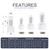 Chanzon Pure Copper Closed End Crimp Connector CE1 for 22-16 AWG Gauge Nylon(PA) Cap Insulated Core Splice Wire Crimping Terminal(100pcs)...
