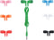 21 Pack Bulk Earbuds Classroom Student Headphones Bulk Class Set Ear Buds Wired Disposable Durable Colorful Earphones with Good Sound Quality Indi...