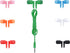 21 Pack Bulk Earbuds Classroom Student Headphones Bulk Class Set Ear Buds Wired Disposable Durable Colorful Earphones with Good Sound Quality Indi...