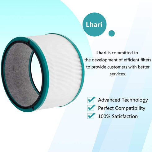 Air Purifier Filter Replacements for Dyson Pure Cool Link DP01 DP02, Pure Hot + Cool Link HP01 HP02 HP03, Part # 968125-03...