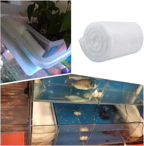 1 Pcs Aquarium Filter Sponge Biochemical Cotton Filter Foam Sponge Media Roll Pad for Aquarium Fish Tanks...