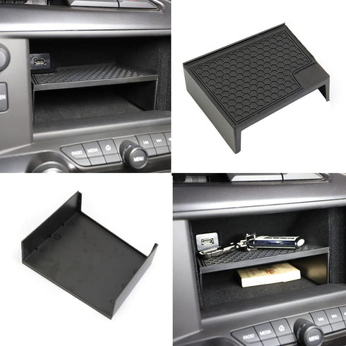 Dashboard Display Storage Bin Tray Holder Compatible for C7 Corvette Stingray Chevrolet 2014-2019 /Z06/Grand Sport 2014+...