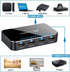 HDMI Switch 4X1, 4K Ultra HD HDMI Switcher Support HDMI 2.0 HDCP 2.2, 3D, 1080P, 4Kx2k@60Hz (IR Remote Control)...