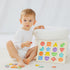 GRINNNIE Toddler Shape Puzzle for 1 2 3 Years Old Boys and Girls, Montessori Wooden Learning Toys Shape Sorting Peg Puzzle for Toddlers 1-3, Gifts...