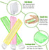 WSSROGY 10 Pack Travel Toothbrush Bulk Folding Toothbrush with Toothbrush Box Potable Travel Toothbrush for Travel Camping Home...