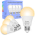 Dusk to Dawn Light Bulbs Outdoor 4 Pack, 2700K Soft White Light Sensor Bulbs, 12W (100 Watt Equivalent) Auto On Off Photocell Sensor, E26 A19 1000...