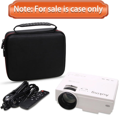 LTGEM Projector Case for AuKing ?M8-F Mini Projector(Inside: 8.4"x7.2"x3.2") - Hard Travel Protective Carrying Case Bag(Case Only)...