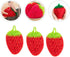 UPKOCH 3Pcs Dish Scrubber Fun Strawberry Shape Dish Sponges Kitchen Dishcloth Super Soft Absorbent Dish Rags for Washing Dishes Cleaning (Red)...