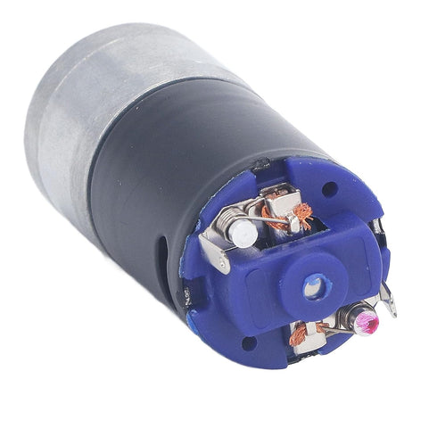 DC 12V Gear Motor High Torque Electric Micro Speed Reduction Geared Motor Eccentric Output Shaft 37mm Diameter Gearbox with All Metal Gear (200RPM...