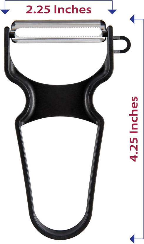 HIC Kitchen Swiss Pro Y Peeler, Surgical Stainless Steel Blade, BPA Free...