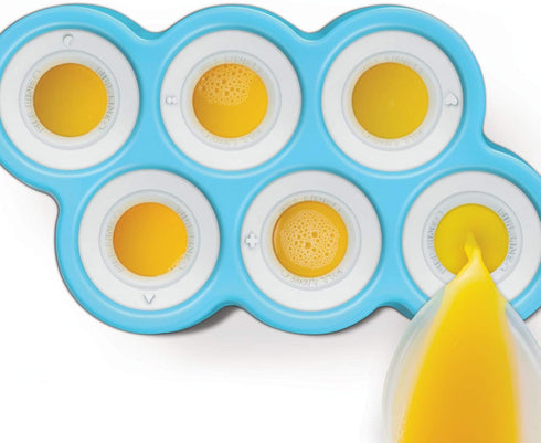 Zoku Polar Pop Molds, 5 Different Explorer Friends and Polar Explorer-Shaped Popsicle Molds in One Tray, Easy-Release, BPA-Free...