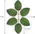Fake Leaves for Roses Decorations, 80pcs Bulk Green Rose Leaves with Stems for DIY Wedding Bouquets Centerpieces Party Decorations Rose Vine Wreat...