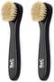 Premium Shoe Polish Brush Set - Horse Hair Brushes, Shoe Polish Applicator for Leather Footwear - Shoe Brushes for Cream & Polish - Made of White ...
