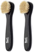 Premium Shoe Polish Brush Set - Horse Hair Brushes, Shoe Polish Applicator for Leather Footwear - Shoe Brushes for Cream & Polish - Made of White ...