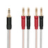 3.5mm Stereo Male to 4 x Banana Plug Speaker Cable Audio Extension Cord (1M)...