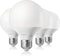 EDISHINE 4 Pack G25 LED Globe Light Bulbs CRI90+, Vanity Light Bulbs for Bathroom 5W Equivalent 25W 2700K Warm White 450LM, Globe Light Bulbs Over...