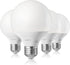 EDISHINE 4 Pack G25 LED Globe Light Bulbs CRI90+, Vanity Light Bulbs for Bathroom 5W Equivalent 25W 2700K Warm White 450LM, Globe Light Bulbs Over...